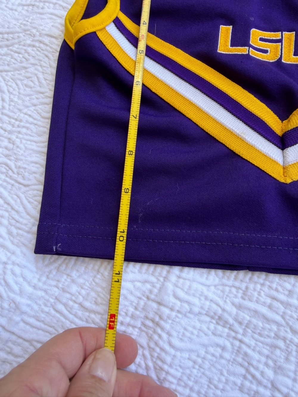LSU Youth Purple & Gold Cheer Tank Top - Picture 4 of 10